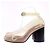 Maison Martin Margiela Tacchi trasparenti "Tabi" Bianco - vista 3