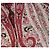 Etro Pantalones de seda rojos con estampado paisley - Talla S Roja - vista 4