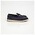 Prada Triangular Logo Loafer Size Blue - view 3