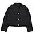 Burberry Giacca cropped in nylon con trapuntatura a diamante Nero