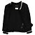 Saint Laurent Woll-Crop-Tweed-Jacke Schwarz - Ansicht 5