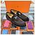 Hermès Mocassino Honor Paris Fibbia Camoscio Marrone Argento - vista 3