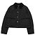 Burberry Jaqueta de nylon matelassê cropped Preto