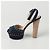 Prada Nieten-Sandalette mit Absatz Größe Blau - Ansicht 4