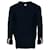 Thom Browne Kreuzkabel-Wollstrick navy Blau - Ansicht 19