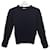 Thom Browne Kreuzkabel-Wollstrick navy Blau - Ansicht 3