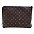 Louis Vuitton Clutch in tela monogramma Marrone