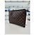 Louis Vuitton Clutch in tela monogramma Marrone - vista 4