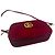 Gucci Piccola borsa a spalla in velluto rosso ibisco - vista 5