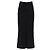 Balenciaga Falda Larga de Denim Negro