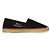 Saint Laurent Espadrillas con logo ricamato Nero