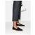 Saint Laurent Espadrillas con logo ricamato Nero - vista 6
