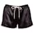 Céline Mini Shorts de Satén Negro  - vista 4