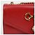 Gucci Borsa a tracolla media testa di tigre Rosso - vista 3