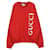 Gucci Sweatshirt mit Logo Rot  - Ansicht 3
