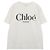 Chloé Camiseta de logo oversized de jersey de algodón