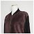Salvatore Ferragamo Giacca in suede marrone con zip - vista 4