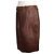 Marni Dunkelbraune Vintage-Lederrock - Ansicht 2