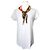 Dolce & Gabbana T-Shirt mit Seidenschal-Print Weiß