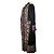 Kenzo Abrigo largo de seda bordado Shoreline Negro - vista 2