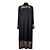 Kenzo Abrigo largo de seda bordado Shoreline Negro - vista 3