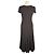 Vestido Frill Marrón Armani Collezioni Castaño - vista 2