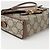 Gucci Borsa a spalla mini Horsebit Marrone - vista 7
