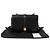 Céline Weiche Schulter-Crossbody-Tasche Schwarz