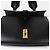 Céline Weiche Schulter-Crossbody-Tasche Schwarz - Ansicht 8