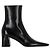 Saint Laurent Botas de cuero liso Negro - vista 4