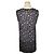 Balmain Vestido asimétrico con brillo negro y blanco en forma de corazón - vista 3