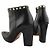 Valentino Botines Rockstud en oro negro - vista 5