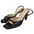 Bally Scarpe slingback a punta quadrata nera Nero