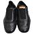 Louis Vuitton Mocassini in pelle nera per uomini Nero - vista 2