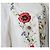 Kenzo Chaqueta de lino blanco bordada Jungle Line - vista 4