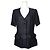 Veste ceinturée en lin noir Sonia Rykiel