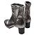 Silberne gerippte Ankle Boots von Isabel Marant - Ansicht 4