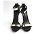 Tory Burch Scarpe T-Strap in metallo nero - vista 2