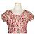 Marni Top de algodón fruncido con estampado de flores múltiples Roja - vista 6