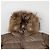 Moncler Giacca Lunga Fabre Taglia Marrone - vista 3