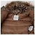 Moncler Giacca Lunga Fabre Taglia Marrone - vista 9