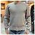 Thom Browne Strickarmband mit drei Streifen Milano Braun - Ansicht 14