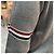Thom Browne Strickarmband mit drei Streifen Milano Braun - Ansicht 18