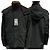 Giacca a vento con cappuccio packable con logo Acne Nero