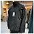 Giacca a vento con cappuccio packable con logo Acne Nero - vista 15