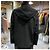 Giacca a vento con cappuccio packable con logo Acne Nero - vista 17