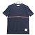 Thom Browne Camiseta de manga corta Three-Stripes Azul Marino