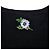 Gucci Vintage Kurzarm-T-Shirt mit Stripe Flower-Logo Schwarz - Ansicht 4