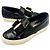 Salvatore Ferragamo Mocassini Bara Patent Nero
