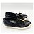 Salvatore Ferragamo Mocassini Bara Patent Nero - vista 3